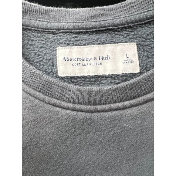 ABERCROMBIE‎ GREY CREWNECK SIZE L | C1 - Picture 4 of 6